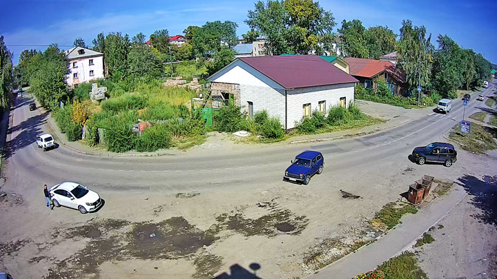 Онлайн веб-камера на перекрёстке Репина/Мартьянова в Бийске